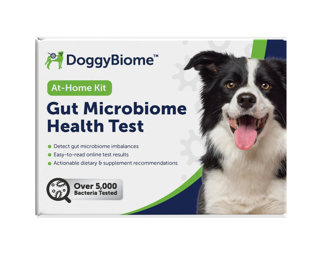 Box of DoggyBiome powered by AnimalBiome Gut Microbiome Health Test