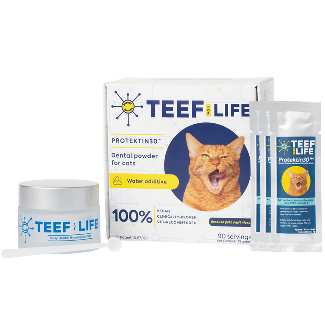 Box of TEEF for Life Protektin30 for cats 90 count serving